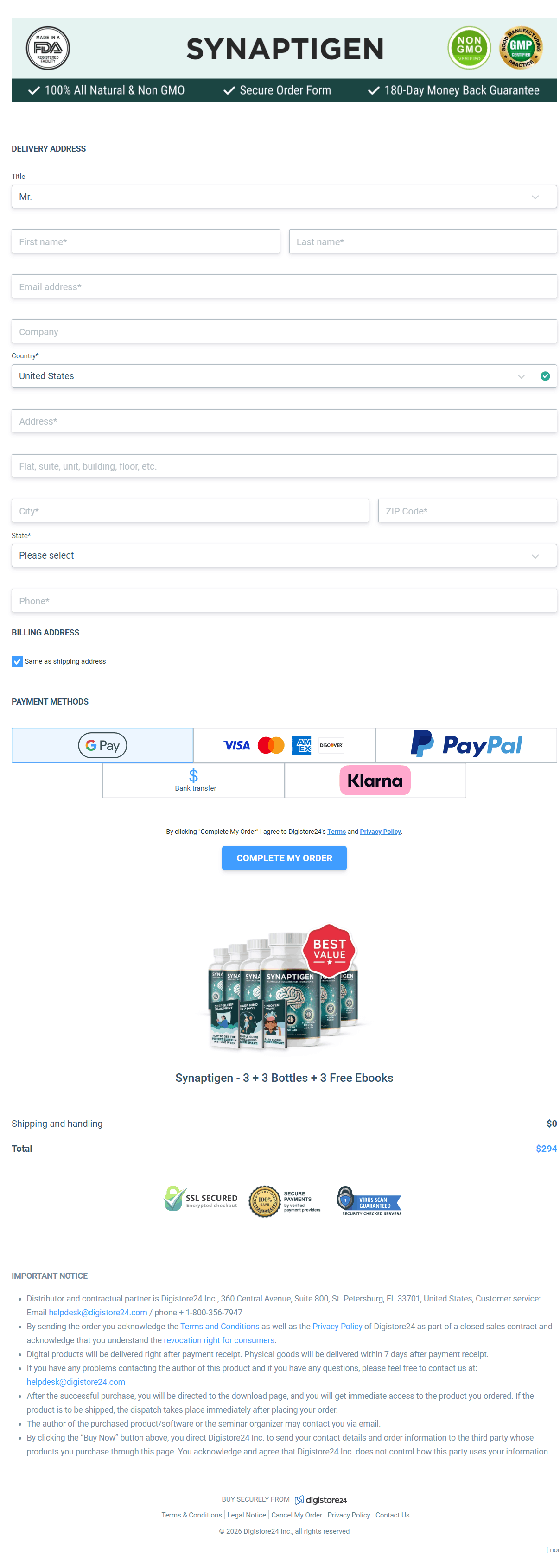Synaptigen-Secure-Checkout